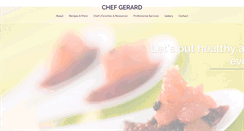 Desktop Screenshot of chefgerard.com