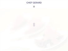 Tablet Screenshot of chefgerard.com